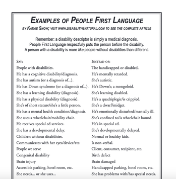 People first language